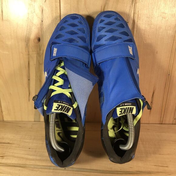 Nike Zoom LJ 4 Shoes Mens 10.5 Blue Long Jump Track Athletic Running Performance - Picture 8 of 11